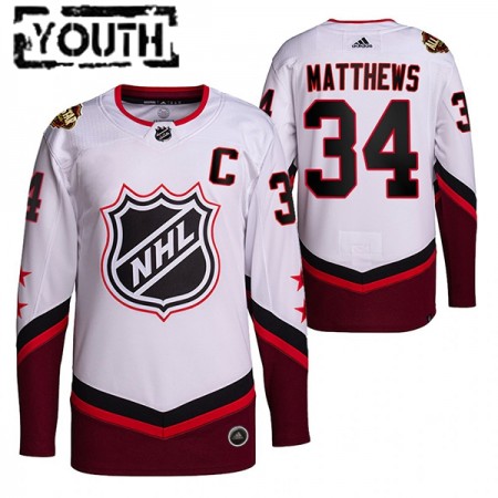 Kinder Eishockey Toronto Maple Leafs Trikot Auston Matthews 34 2022 NHL All-Star Weiß Authentic